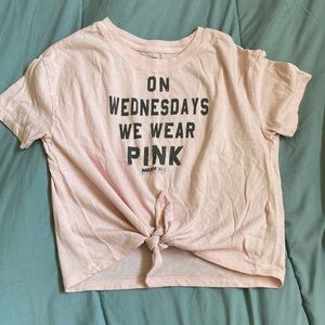 Old Navy, on Wednesdays we wear pink, mean girls shirt